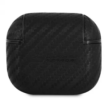 Ferrari FESA3CABK AirPods 3 kotelo On Track PU Carbon Black