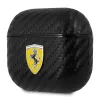 Ferrari FESA3CABK AirPods 3 kotelo On Track PU Carbon Black
