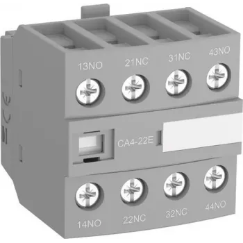 ABB CA4-40E apukoskettimisto, 4 NO, etukiinnitys, ruuviliittimet