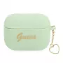 GUESS GUAPLSCHSN AirPods Pro -kotelo vihreä silikoni Charm Heart Collection