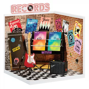 MGA's Miniverse - Real Music Record Shop miniatyyrirakennussarja
