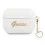 Guess GUAPLSCHSH AirPods Pro -kotelo valkoinen silikoni Charm Heart Collection