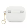 Guess GUAPLSCHSH AirPods Pro -kotelo valkoinen silikoni Charm Heart Collection