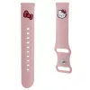 Hello Kitty yleinen silikoniranneke 22 mm pinkki Kitty-pää-kuvio