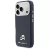 Karl Lagerfeld Karl & Choupette Head Pins Saffiano MagSafe-kotelo iPhone 17 Pro - sininen