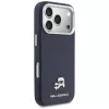 Karl Lagerfeld Karl & Choupette Head Pins Saffiano MagSafe-kotelo iPhone 17 Pro - sininen