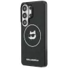 Karl Lagerfeld IML Repeated Choupette MagSafe -kotelo Samsung Galaxy S26 Ultralle, musta