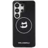 Karl Lagerfeld IML Repeated Choupette MagSafe -kotelo Samsung Galaxy S26 Ultralle, musta