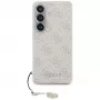 GUESS 4G Classic Logo Charm MagSafe -kotelo Samsung Galaxy S26:lle - pinkki