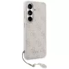 GUESS 4G Classic Logo Charm MagSafe -kotelo Samsung Galaxy S26:lle - pinkki