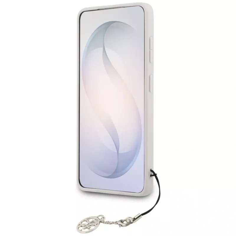 GUESS 4G Classic Logo Charm MagSafe -kotelo Samsung Galaxy S26:lle - pinkki