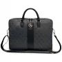 GUESS 4G Round & Classic Logos Stripe 16 tuuman kannettavatietokonelaukku musta