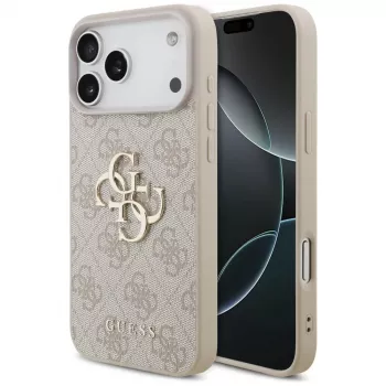 GUESS 4G Big Logo kotelo Apple iPhone 17 Pro Max / 18 Pro Max - pinkki