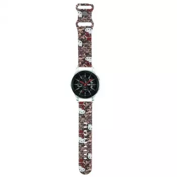 Hello Kitty yleinen silikoniranneke graffiti pinkki 22mm