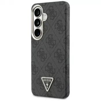 Guess 4G Triangle Logo MagSafe -kotelo Samsung Galaxy S26:lle - musta