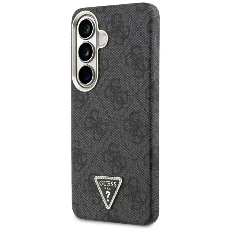 Guess 4G Triangle Logo MagSafe -kotelo Samsung Galaxy S26:lle - musta
