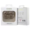GUESS GUE003033 GCube Charm AirPods Pro kotelo ruskea