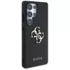 GUESS Grained Big 4G Logo Small Classic Logo kotelo Samsung Galaxy S25 Ultralle - musta