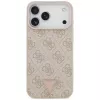 GUESS nahkainen 4G Triangle Strass MagSafe -kuori iPhone 18 Pro Max / 17 Pro Max - pinkki
