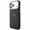 GUESS Embossed 4G Classic MagSafe -kuori iPhone 17 Pro Max / 18 Pro Max - musta