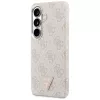 Guess 4G Triangle Logo MagSafe -kuori Samsung Galaxy S26 - pinkki