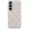 Guess 4G Triangle Logo MagSafe -kuori Samsung Galaxy S26 - pinkki