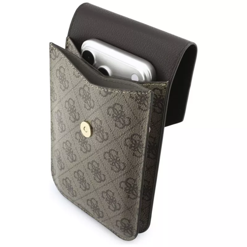 GUESS Graines 4G & Classic Logos puhelinkotelo ruskea