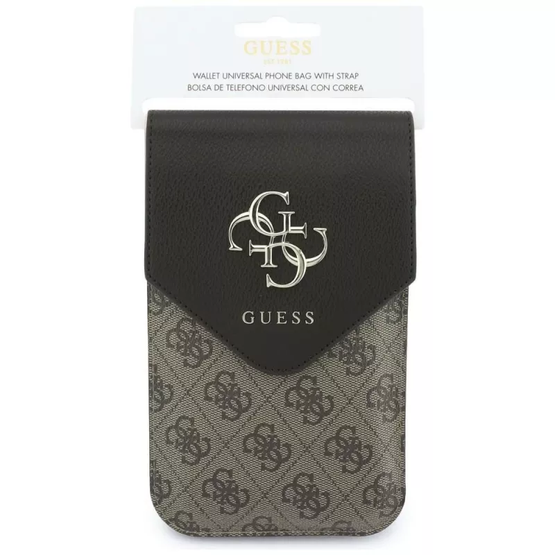 GUESS Graines 4G & Classic Logos puhelinkotelo ruskea