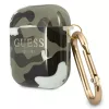 GUESS Camo Collection AirPods 1/2 -kuori vihreä/khaki