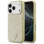 GUESS Glitter Triangle Logo MagSafe -kuori iPhone 17 Pro - kulta