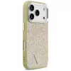 GUESS Glitter Triangle Logo MagSafe -kuori iPhone 17 Pro - kulta