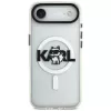 Karl Lagerfeld IML Choupette Sketch Logo MagSafe-suojakuori iPhone Air -puhelimelle, läpinäkyvä