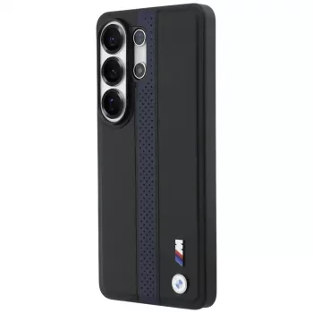 BMW Perforated Stripe Logo MagSafe -kuori Samsung Galaxy S26 Ultra - sininen