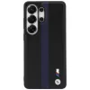BMW Perforated Stripe Logo MagSafe -kuori Samsung Galaxy S26 Ultra - sininen