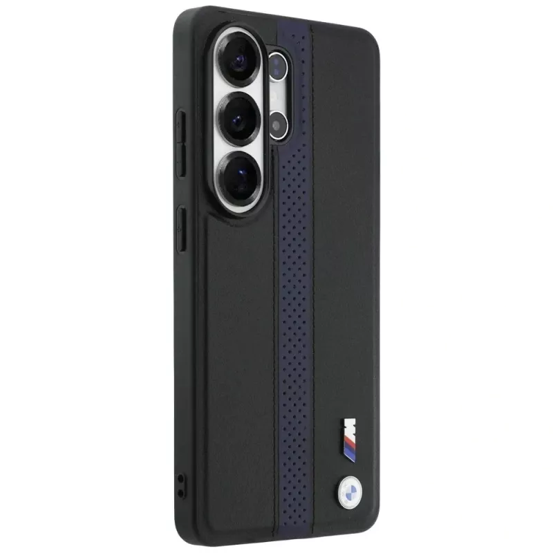 BMW Perforated Stripe Logo MagSafe -kuori Samsung Galaxy S26 Ultra - sininen
