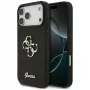 GUESS Fixed Glitter Big 4G -kuori iPhone 18 Pro Max / 17 Pro Max - musta