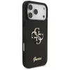 GUESS Fixed Glitter Big 4G -kuori iPhone 18 Pro Max / 17 Pro Max - musta