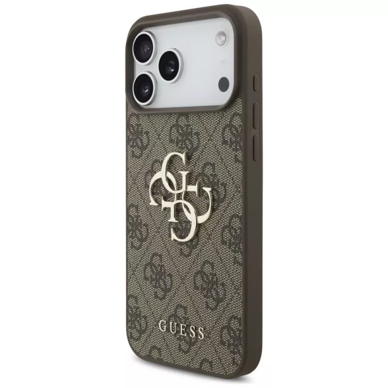 GUESS 4G Big Logo -kuori iPhone 17 Pro Max / 18 Pro Max - ruskea
