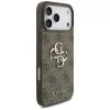 GUESS 4G Big Logo -kuori iPhone 17 Pro Max / 18 Pro Max - ruskea