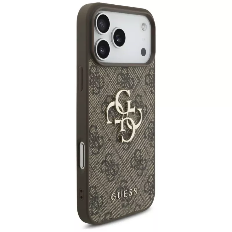 GUESS 4G Big Logo -kuori iPhone 17 Pro Max / 18 Pro Max - ruskea