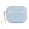 Guess GUAPLSCHSB AirPods Pro -kuori sininen silikoni Charm Heart Collection