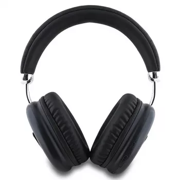 GUESS Bluetooth 5.3 over-ear-kuulokkeet metallisella kolmiologolla - musta