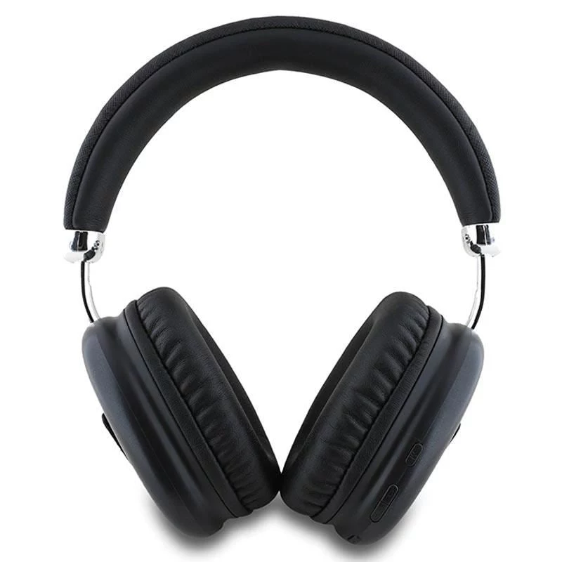 GUESS Bluetooth 5.3 over-ear-kuulokkeet metallisella kolmiologolla - musta