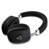 GUESS Bluetooth 5.3 over-ear-kuulokkeet metallisella kolmiologolla - musta