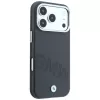 BMW Sign Inclined Deboss Letters MagSafe -kuori iPhone 18 Pro / 17 Pro - harmaa