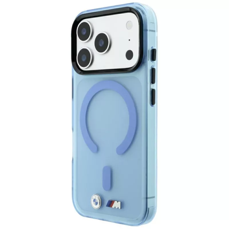BMW M IML Frosted MagSafe -kuori iPhone 18 Pro / 17 Pro - sininen