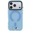 BMW M IML Frosted MagSafe -kuori iPhone 18 Pro / 17 Pro - sininen