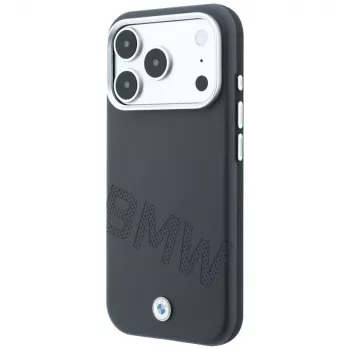 BMW Sign vinot painetut kirjaimet MagSafe-kotelo iPhone 18 Pro Max / 17 Pro Max - harmaa