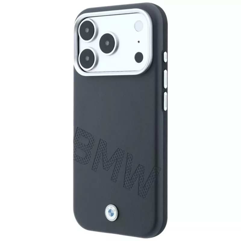 BMW Sign vinot painetut kirjaimet MagSafe-kotelo iPhone 18 Pro Max / 17 Pro Max - harmaa