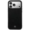Mercedes nahka Crossed Lines MagSafe-kotelo iPhone 18 Pro Max / 17 Pro Max - musta